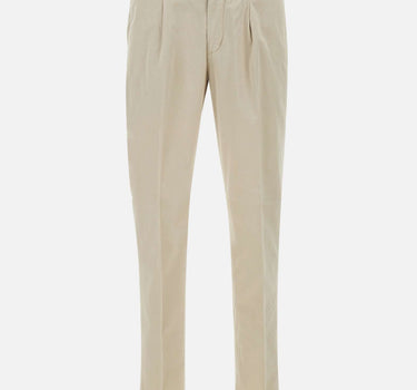 Pantaloni "DVR33" in cotone e seta DVR33R022 TC538 DEVORE 