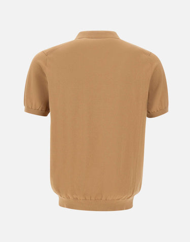 Polo Derby in cotone DK17008 NOCCIOLA DIKTAT 