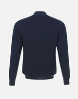DIKTAT Cardigan in cotone full zip BLUE Uomo 