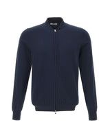 DIKTAT Cardigan in cotone full zip BLUE Uomo 