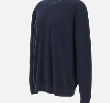 Maglia in cotone con lavorazione a rombi DK17016 BLUNOTTE DIKTAT 