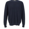 DIKTAT Maglia in cotone con lavorazione a rombi BLUE Uomo 