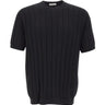Maglia in cotone a coste larghe DK17026 NERO DIKTAT 