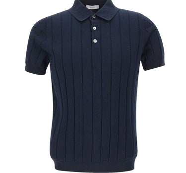 Polo in cotone a coste larghe DK17027 BLUNOTTE DIKTAT 