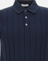 Polo in cotone a coste larghe DK17027 BLUNOTTE DIKTAT 