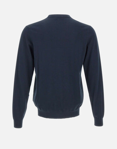 DIKTAT Maglia in cotone BLUE Uomo 