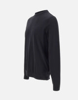 DIKTAT Maglia in cotone BLACK Uomo 