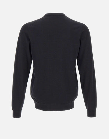 DIKTAT Maglia in cotone BLACK Uomo 