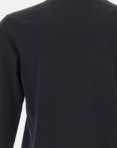 DIKTAT Maglia in cotone BLACK Uomo 