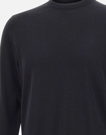 DIKTAT Maglia in cotone BLACK Uomo 