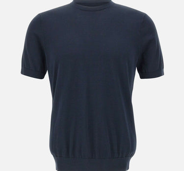 DIKTAT Maglia in cotone a maniche corte BLUE Uomo 