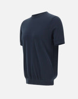 DIKTAT Maglia in cotone a maniche corte BLUE Uomo 