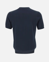 DIKTAT Maglia in cotone a maniche corte BLUE Uomo 