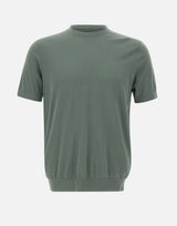 DIKTAT Maglia in cotone a maniche corte GREEN Uomo 