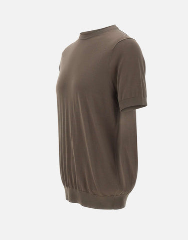 DIKTAT Maglia in cotone a maniche corte GREEN Uomo 