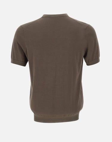 DIKTAT Maglia in cotone a maniche corte GREEN Uomo 