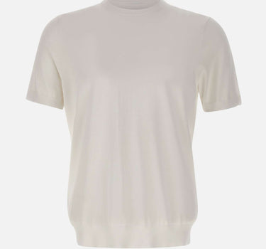 DIKTAT Maglia in cotone a maniche corte WHITE Uomo 