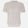 DIKTAT Maglia in cotone a maniche corte WHITE Uomo 