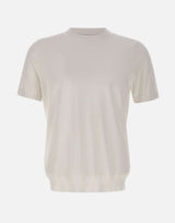 DIKTAT Maglia in cotone a maniche corte WHITE Uomo 