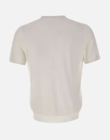 DIKTAT Maglia in cotone a maniche corte WHITE Uomo 
