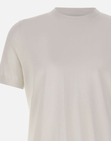 DIKTAT Maglia in cotone a maniche corte WHITE Uomo 