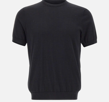 DIKTAT Maglia in cotone a maniche corte BLACK Uomo 