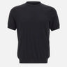 DIKTAT Maglia in cotone a maniche corte BLACK Uomo 