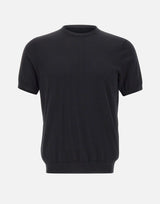 DIKTAT Maglia in cotone a maniche corte BLACK Uomo 