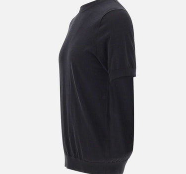 DIKTAT Maglia in cotone a maniche corte BLACK Uomo 