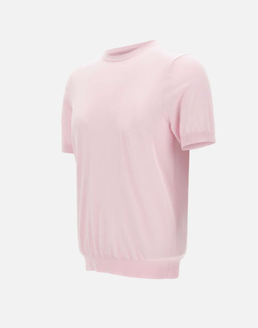 DIKTAT Maglia in cotone a maniche corte Pink Uomo 
