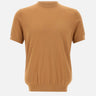 DIKTAT Maglia in cotone a maniche corte BROWN Uomo 