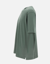 T-shirt girocollo in cotone DK17038 MILITARE DIKTAT 
