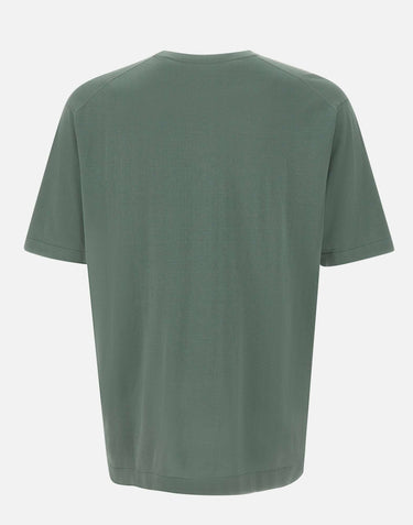 T-shirt girocollo in cotone DK17038 MILITARE DIKTAT 