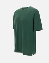 T-shirt girocollo in cotone DK17038 VERDE DIKTAT 