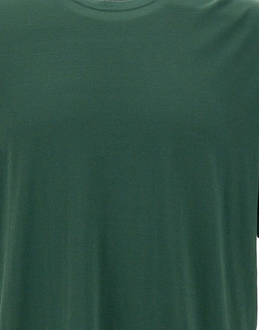 T-shirt girocollo in cotone DK17038 VERDE DIKTAT 