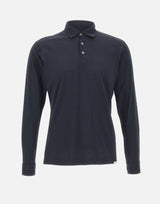 DIKTAT Polo in cotone Supima BLUE Uomo 