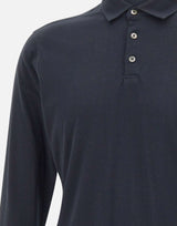 DIKTAT Polo in cotone Supima BLUE Uomo 