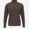 DIKTAT Polo in cotone Supima BROWN Uomo 