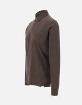 DIKTAT Polo in cotone Supima BROWN Uomo 