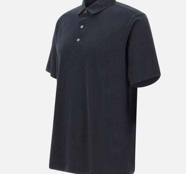 DIKTAT Polo in cotone Supima BLUE Uomo 