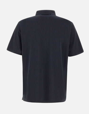 DIKTAT Polo in cotone Supima BLUE Uomo 
