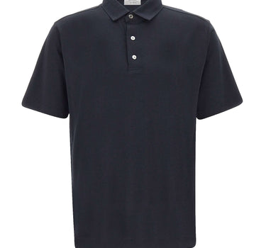 DIKTAT Polo in cotone Supima BLUE Uomo 