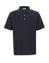 DIKTAT Polo in cotone Supima BLUE Uomo 