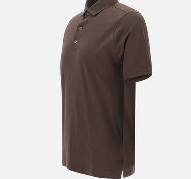 Polo in cotone Supima DK17102 MORO DIKTAT 