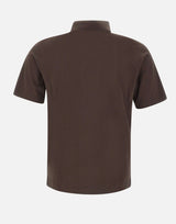 DIKTAT Polo in cotone Supima BROWN Uomo 