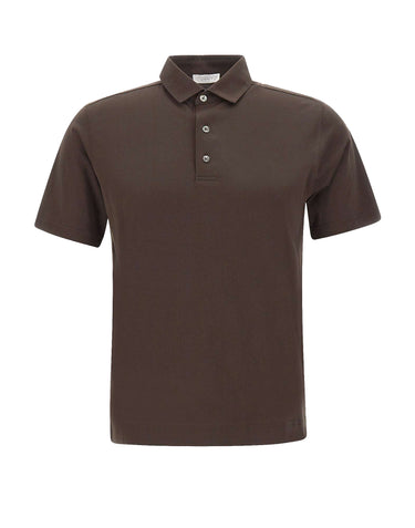 Polo in cotone Supima DK17102 MORO DIKTAT 
