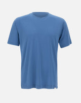 DIKTAT T-shirt in cotone Supima Light Blue Uomo 