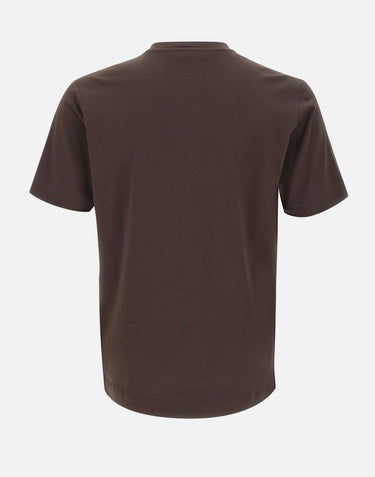 DIKTAT T-shirt in cotone Supima BROWN Uomo 