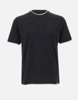 T-shirt in cotone Supima DK17105 NERO DIKTAT 