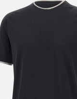 T-shirt in cotone Supima DK17105 NERO DIKTAT 